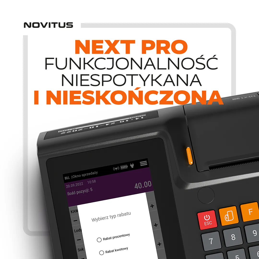 Kasa Novitus Next Pro - post promocyjny 2